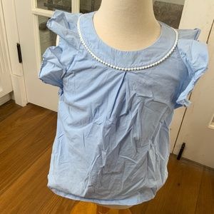 Janie & Jack Pale Blue Top